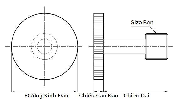 Bản vẽ kỹ thuật Vít Đầu Phẳng Có Khía Thép SUM24L NOBD5-10