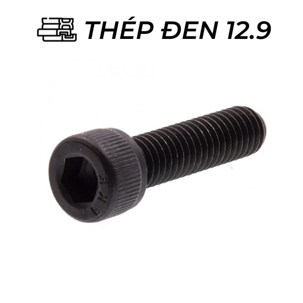 Lục Giác Chìm Đầu Trụ Thép Đen 12.9 DIN912 M8x95