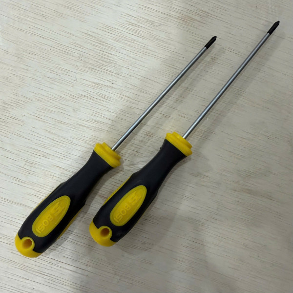 Tua Vít Bake Cán Vuông Bọc Cao Su TPR 3x100 mm Bosi BS466843B