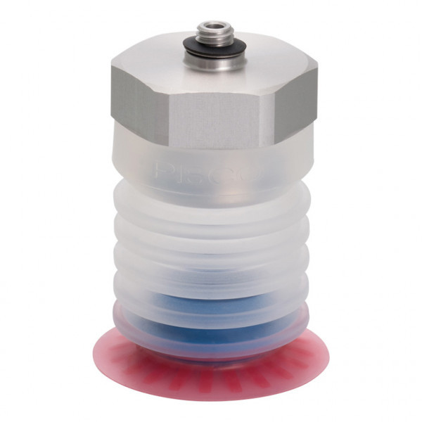 Bộ Nấm Hút Chân Không Và Giá Đỡ Ngành Bao Bì, Silicone, O.D 25 mm, Pisco VPE25PBS25-M8-FF