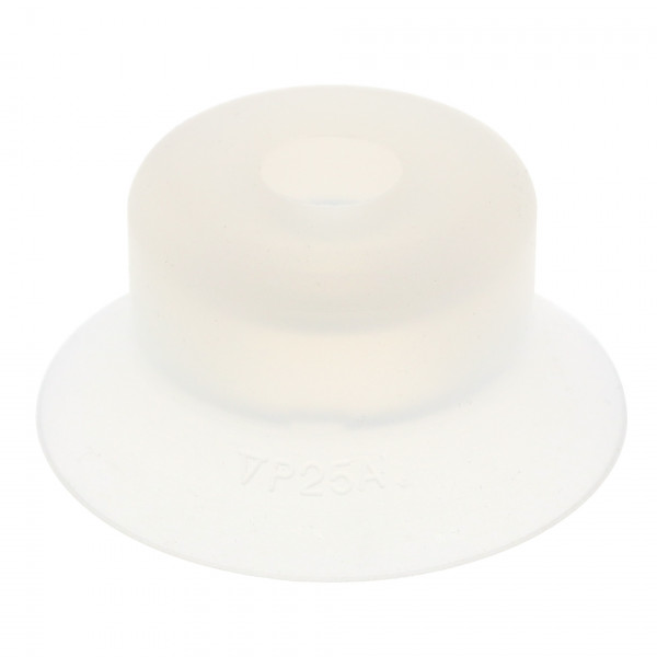 Đầu Nấm Hút Chân Không, Cao Su Silicone, O.D 25 mm, Pisco VP25AS