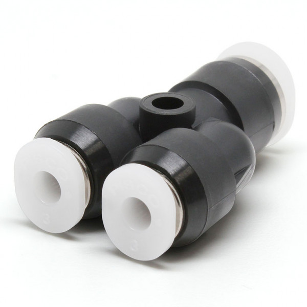 Đầu Nối Nhanh Khí Nén Chữ Y Dạng Nối Giảm Pisco PW1/4-1/8M-C