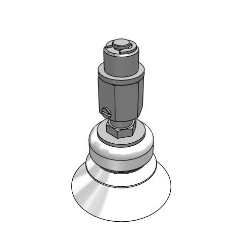 Bộ Nấm Hút Chân Không Và Giá Đỡ, Silicone, O.D 50 mm, Pisco VPF50BS