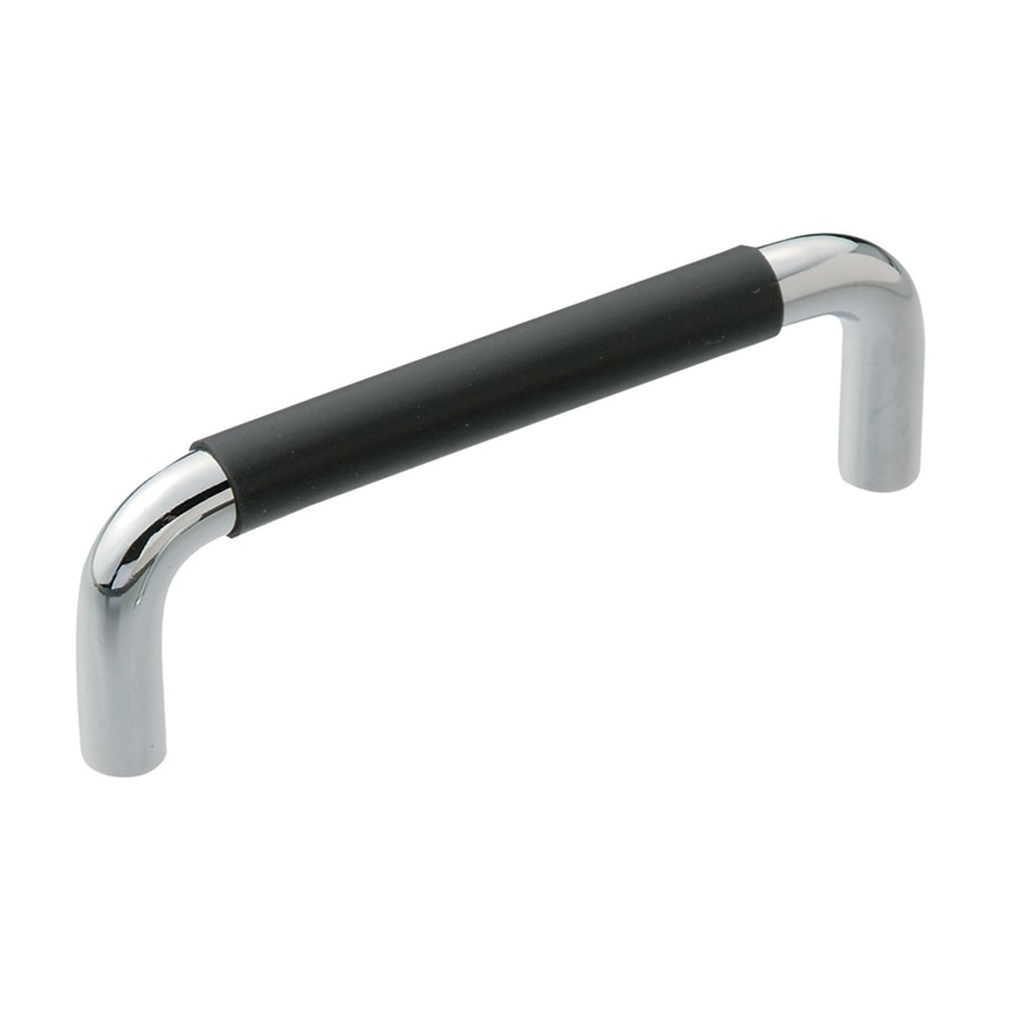 Tay Nắm Cửa Chữ U Thép Mạ Chrome Phủ Cao Su  Phi 10 mm x L 200 mm (UWANL10-200-27)