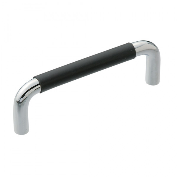 Tay Nắm Cửa Chữ U Thép Mạ Chrome Phủ Cao Su Phi 10 mm x L 80 mm (UWANL10-80-27)