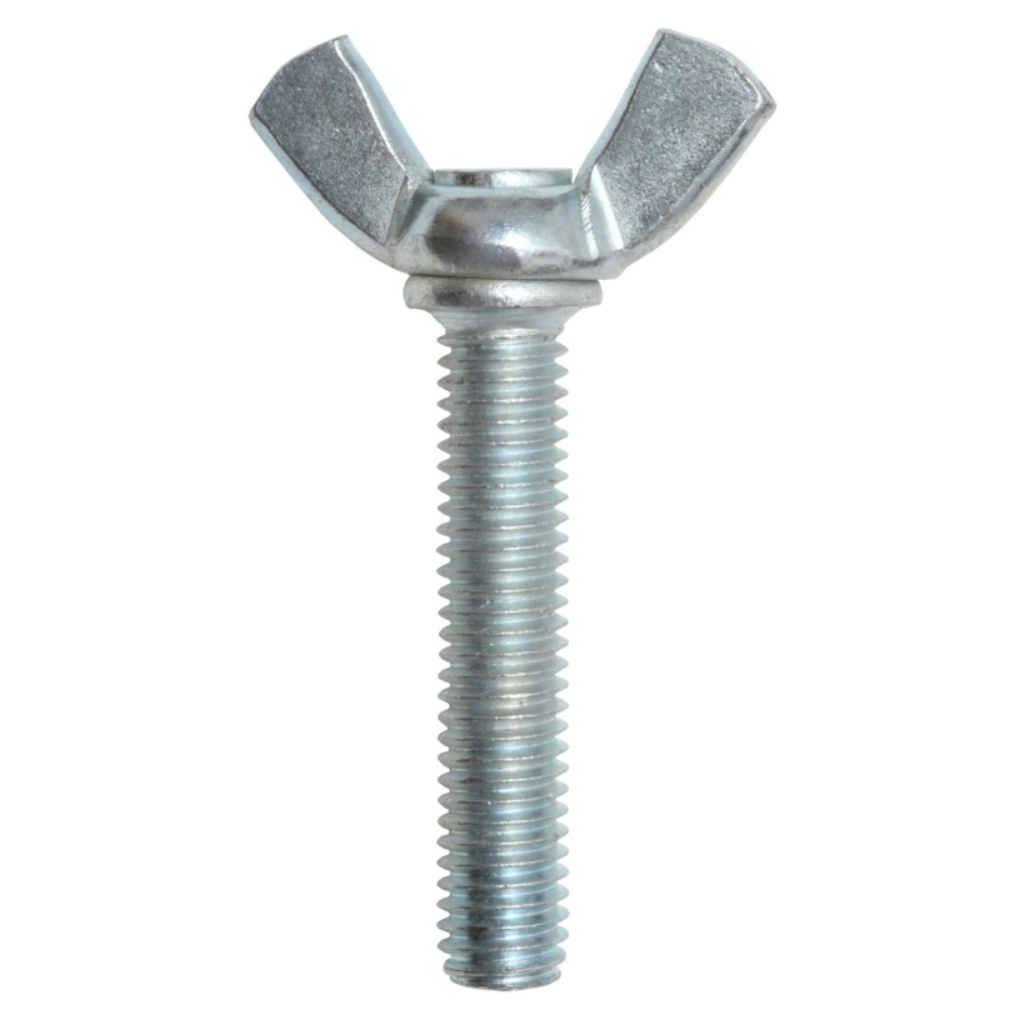 Bulong Cánh Chuồn Thép Mạ Kẽm Trắng Cr3+ M4x15