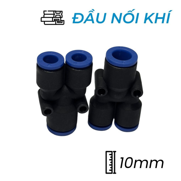Đầu Nối Nhanh Khí Nén Chữ Y Ø10mm CDC MPY 10