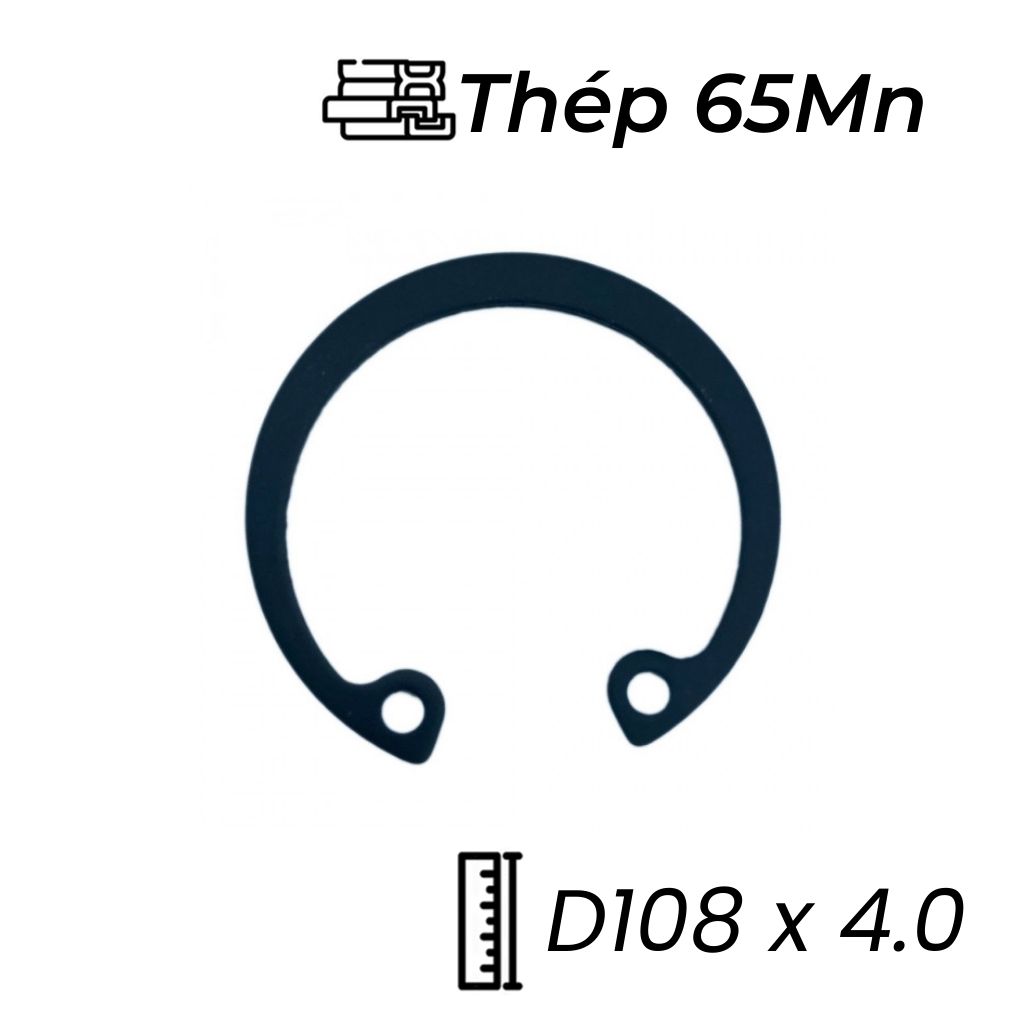 Phe Gài Lỗ Thép 65Mn DIN472 D108x4.0