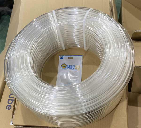 Ống Dẫn Khí Nén Nhựa PU OD 12 x ID 8 mm Trong Suốt Pisco UB1280-100-C