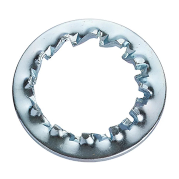 Lông Đền Răng Trong Loại J Thép Mạ Kẽm Trắng Cr3+ 4.8 DIN6798J M4