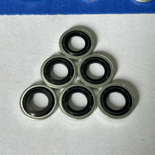 Lông Đền Dầu (Bonded Seal) Cao Su NBR D10 (ID10.7xOD16x1.5)
