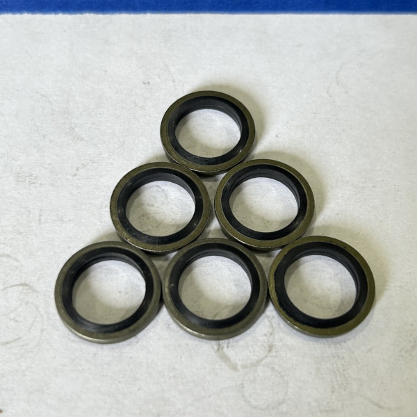 Lông Đền Dầu (Bonded Seal) Cao Su NBR D12 (ID12.4xOD18x2.0)