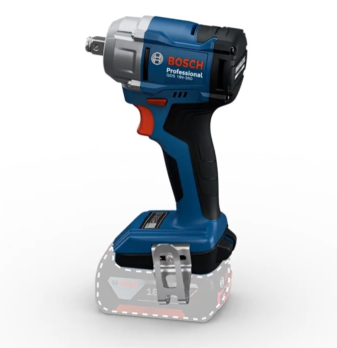 Máy Siết Ốc Dùng Pin GDS 18V-350 Bosch 06019M50K1 (2 Pin + 1 Sạc + Valy)