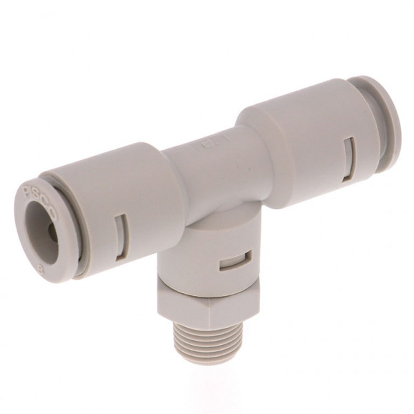 Đầu Nối Nhanh Khí Nén Dạng Chữ T Ren Ngoài Pisco APB8-01-N-C