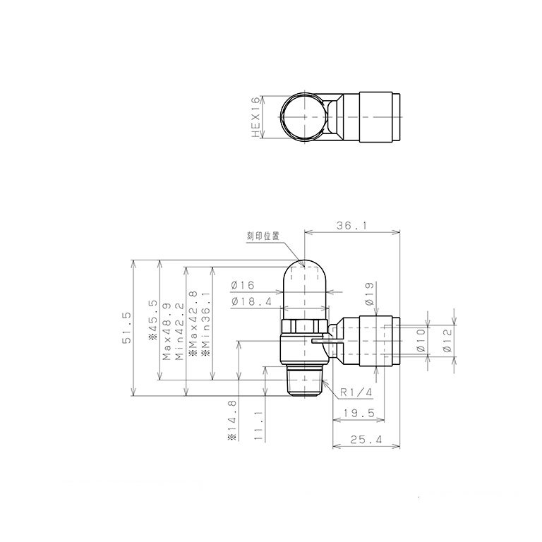 Bản vẽ kỹ thuật Van Tiết Lưu Khí Nén Bằng Nhựa Chống Văng Bám Xỉ Hàn Pisco JSC10-02BKV-0