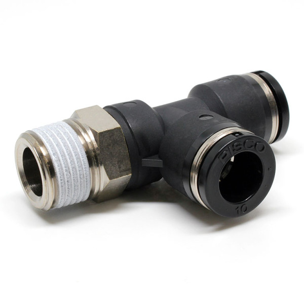 Đầu Nối Nhanh Khí Nén Dạng Chữ T Ren Ngoài Pisco PD10-03-UC