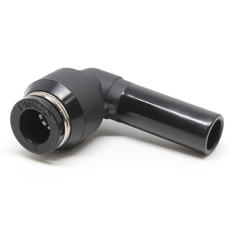Đầu Nối Nhanh Khí Nén Giữa Ống Khí Và Fitting Dạng Nối Giảm Cong 90° Pisco PLGJ10-8W