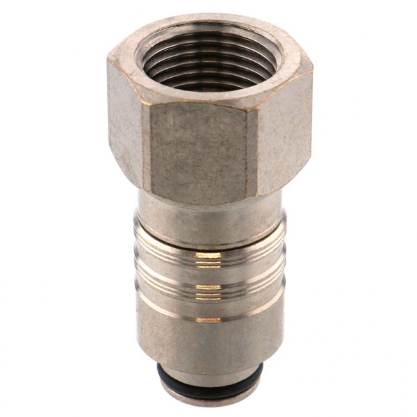 Thân Đầu Ngạnh Nối Ống Dẫn Điều Khiển Nhiệt Độ Khuôn Đúc Dạng Thẳng Ren Trong Pisco AKC10-03FP