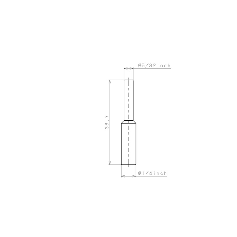 Bản vẽ kỹ thuật Ống Nối Đầu Nối Nhanh, Loại Giảm Pisco PIG1/4-5/32
