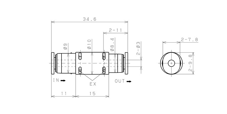 Bản vẽ kỹ thuật Van Xả Nhanh Khí Nén Pisco EQU-3