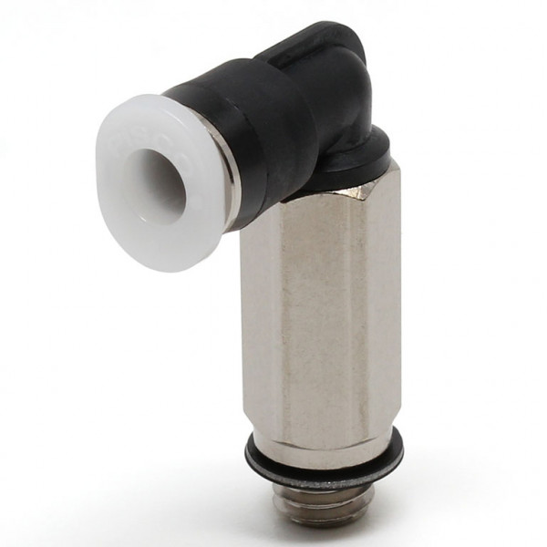 Đầu Nối Nhanh Khí Nén Dạng Cong 90° Ren Ngoài (Dài) Pisco PLL5/32-M6M