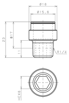 Bản vẽ kỹ thuật Chân Ren Socket Kết Nối Thân Đầu Nối Nhanh Ống Dẫn Điều Khiển Nhiệt Độ Khuôn Đúc Pisco AK10-02S