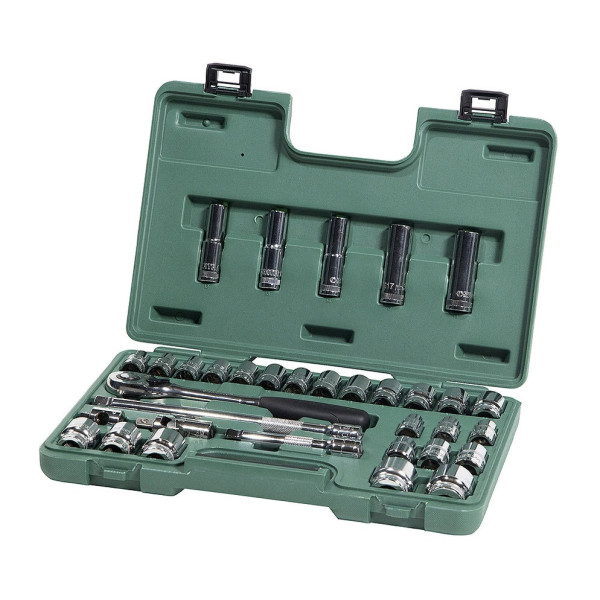 Bộ Đầu Tuýp 1/2 " 34 Chi Tiết SATA 09945