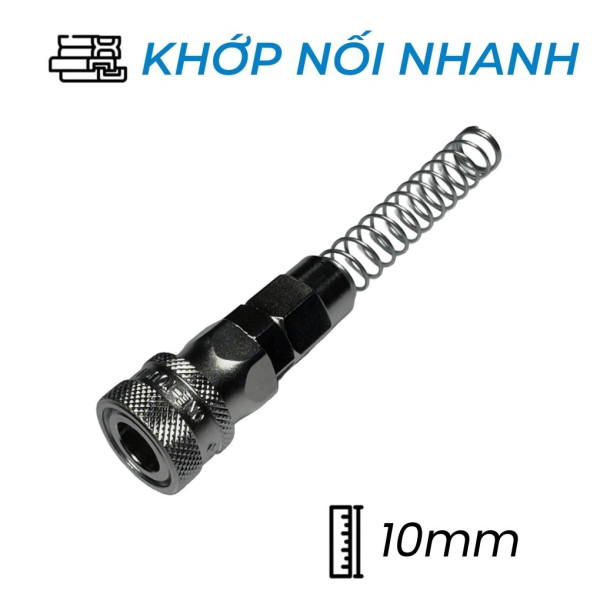 Khớp Nối Nhanh Khí Nén Bi Cái Siết Ống Ø10mm CDC SN 10