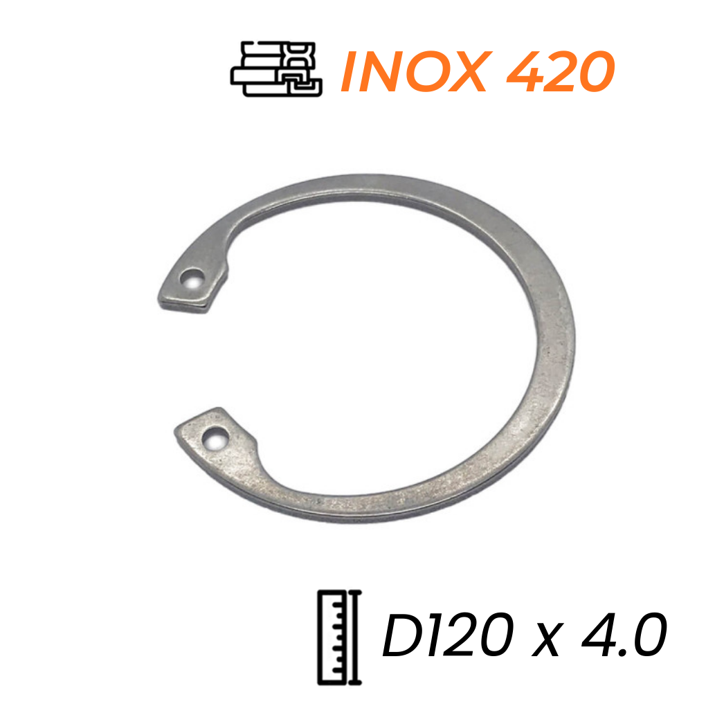 Phe Gài Lỗ Inox 420 DIN472 D120x4.0