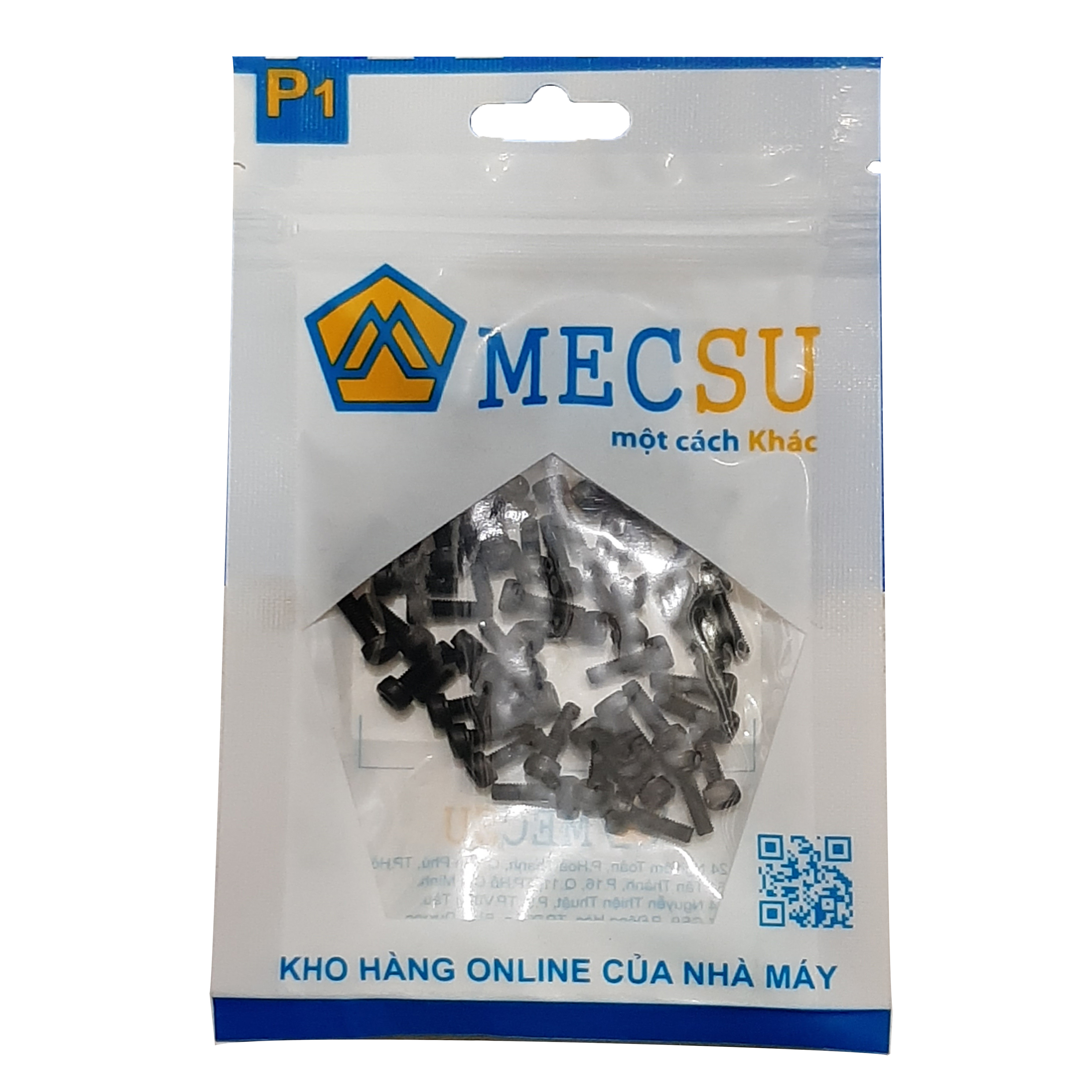 Lục Giác Chìm Đầu Trụ Thép Đen 12.9 DIN912 M5x16 (50Cái/Bịch)