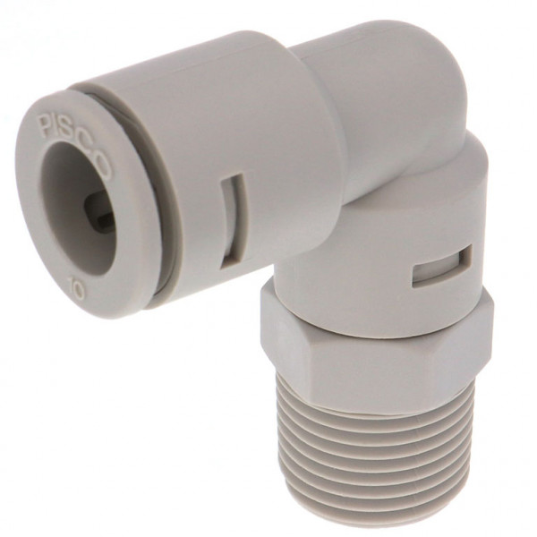 Đầu Nối Nhanh Khí Nén Dạng Cong 90° Ren Ngoài Pisco APL10-03-C