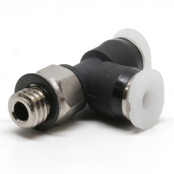 Đầu Nối Nhanh Khí Nén Dạng Chữ T Ren Ngoài Pisco PD1/8-M6MW