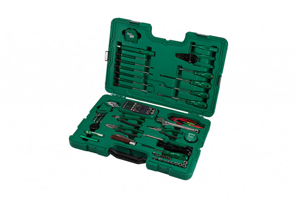 Bộ Dụng Cụ Sửa Điện Chuyên Nghiệp 53 Chi Tiết SATA 09535