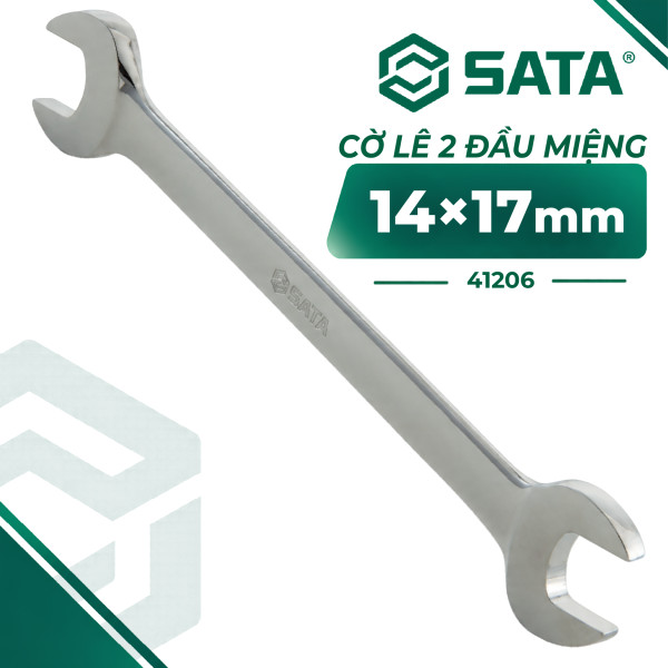 Cờ Lê 2 Đầu Miệng 14×17 mm SATA 41206