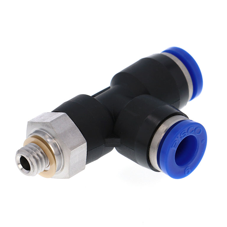 Đầu Nối Nhanh Khí Nén Dạng Chữ T Ren Ngoài Pisco SPD4-M5