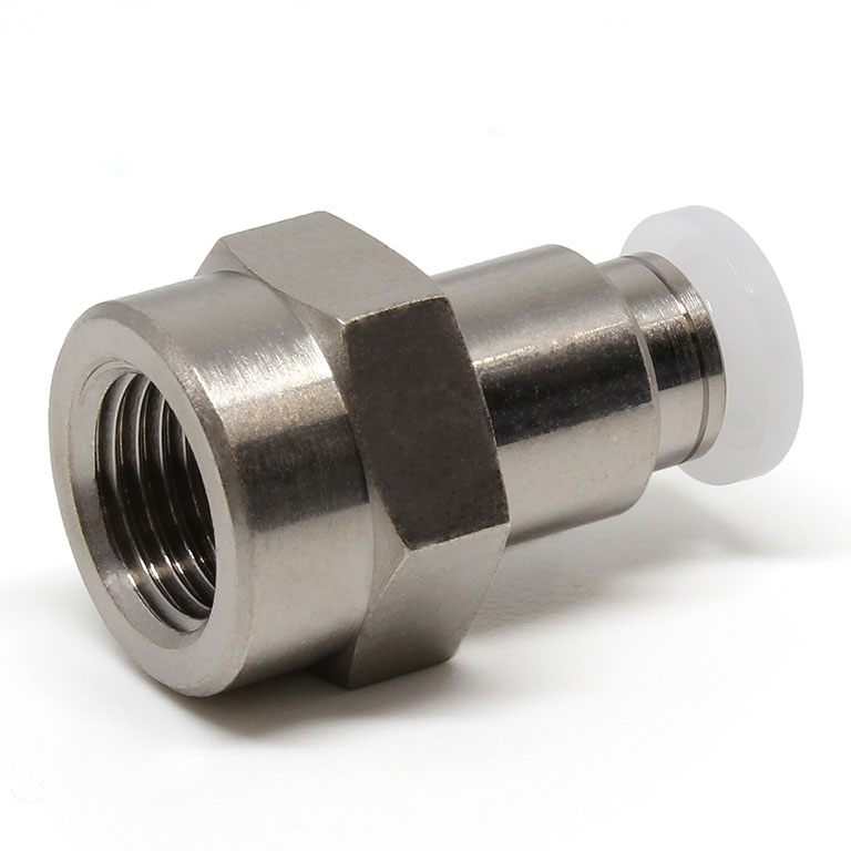 Đầu Nối Nhanh Khí Nén Dạng Thẳng Ren Trong Pisco PCF1/2-02-C
