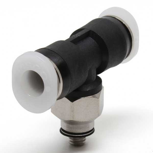 Đầu Nối Nhanh Khí Nén Dạng Chữ T Ren Ngoài Pisco PB5/32-M3M
