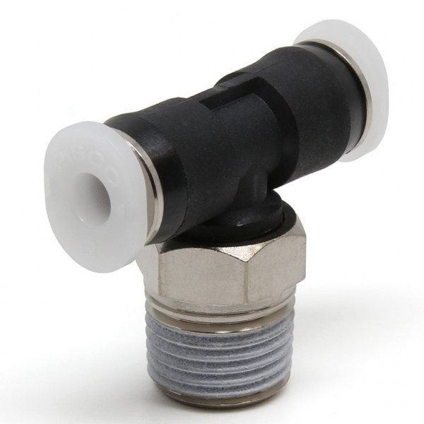 Đầu Nối Nhanh Khí Nén Dạng Chữ T Ren Ngoài Pisco PB1/8-N1MU