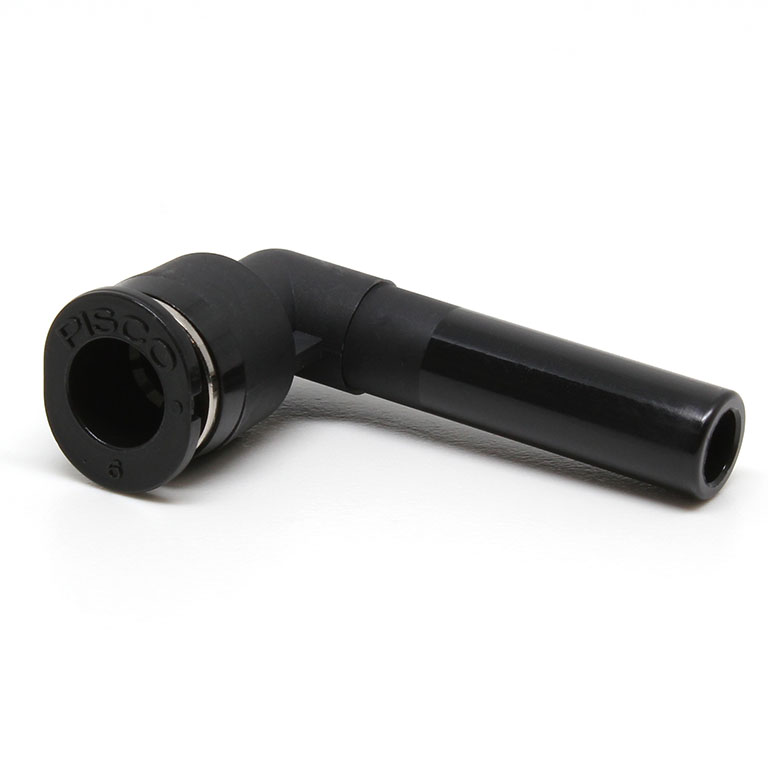 Đầu Nối Nhanh Khí Nén Giữa Ống Khí Và Fitting Dạng Nối Giảm Cong 90° Pisco PLGJ1/4-6MW
