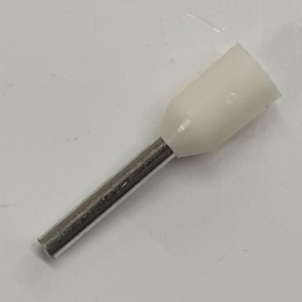 Đầu Cosse Pin Rỗng Bọc Nhựa Màu Trắng KST 0.5 mm2 E0512-WHITE