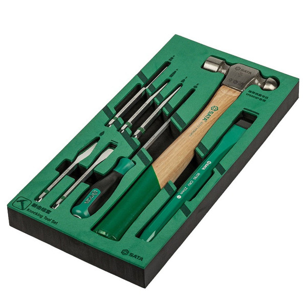 Bộ Dụng Cụ Gõ 8 Chi Tiết Có Búa SATA 09952 A