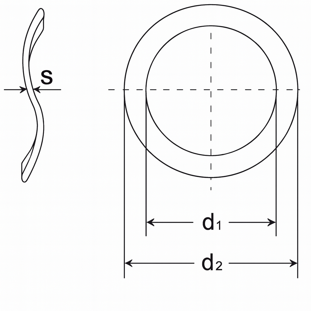 Bản vẽ kỹ thuật Lông Đền Lượn Sóng Thép M12 (12.5x17x0.3)