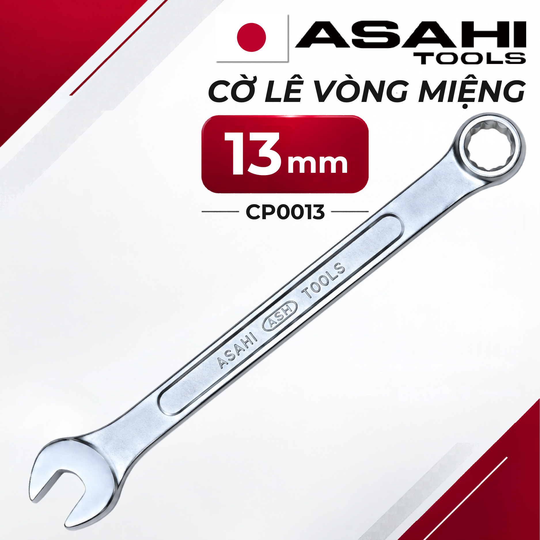 Cờ Lê Vòng Miệng 13 mm ASAHI ASA-CP0013