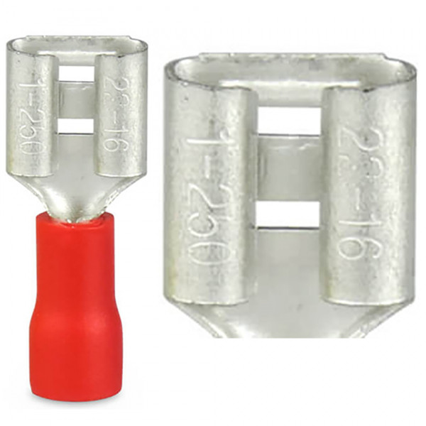 Đầu Cosse Viên Đạn Đực Cách Điện Nylon Màu Xanh Dương KST 2 mm2 MPNY2-195