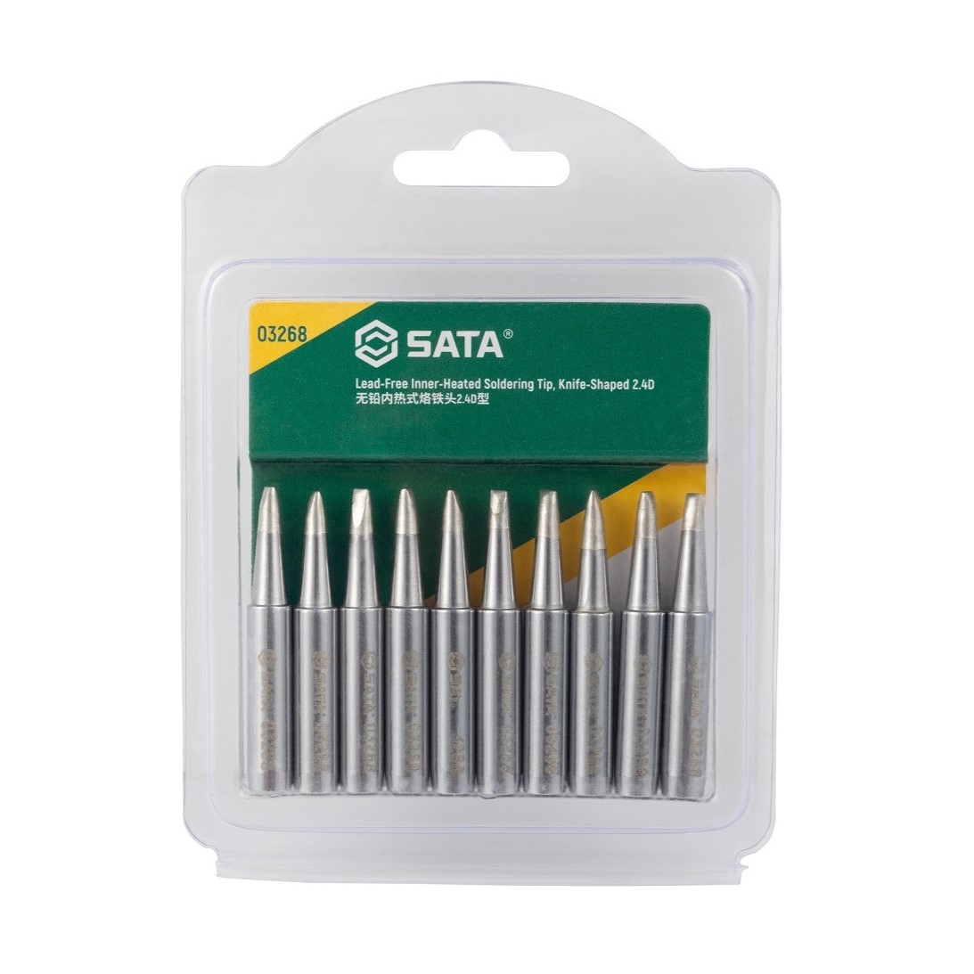 Mũi Hàn Không Chì Đầu Dẹp SATA 03268