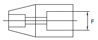 Bản vẽ kỹ thuật Đầu Tuýp Chuyển Đổi/Khớp Nối Dr.3/8 - 1/4 inch SATA 12917
