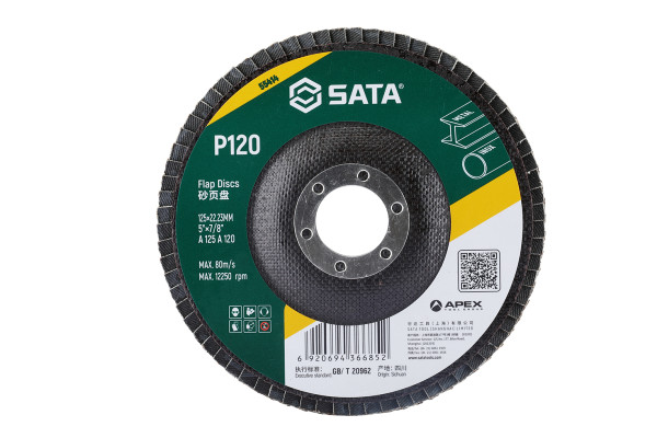 Đá Nhám Xếp 125×P120×22.23 mm SATA 55414