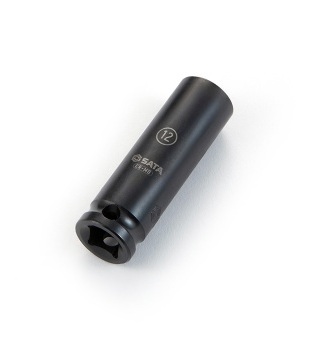 Đầu Tuýp Dài Lục Giác Đen 3/8" 13 mm SATA 34107