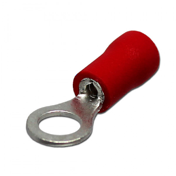 Đầu Cosse Tròn Cách Điện 0.5-1.5 mm2 KST Màu Đỏ RV1-3.2