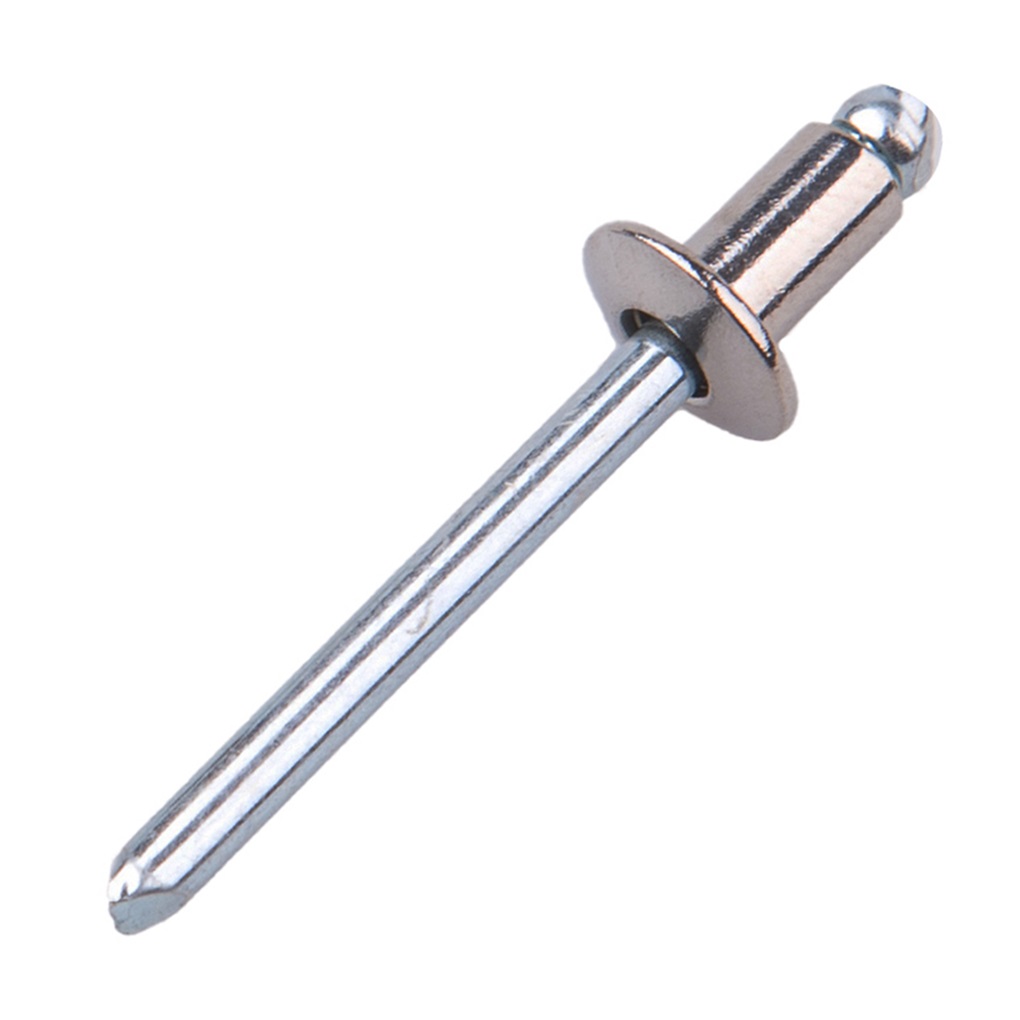 Rivet Inox 304 Chân Thép OD4.8x12mm (500 Cái)